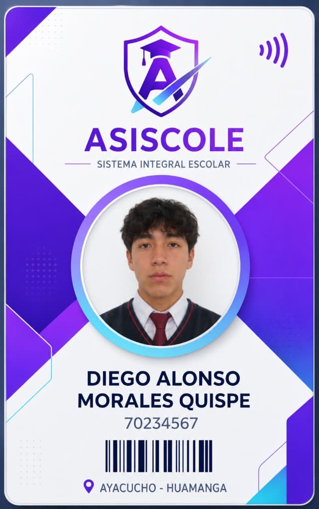 Ejemplo de carnet AsisAcademy